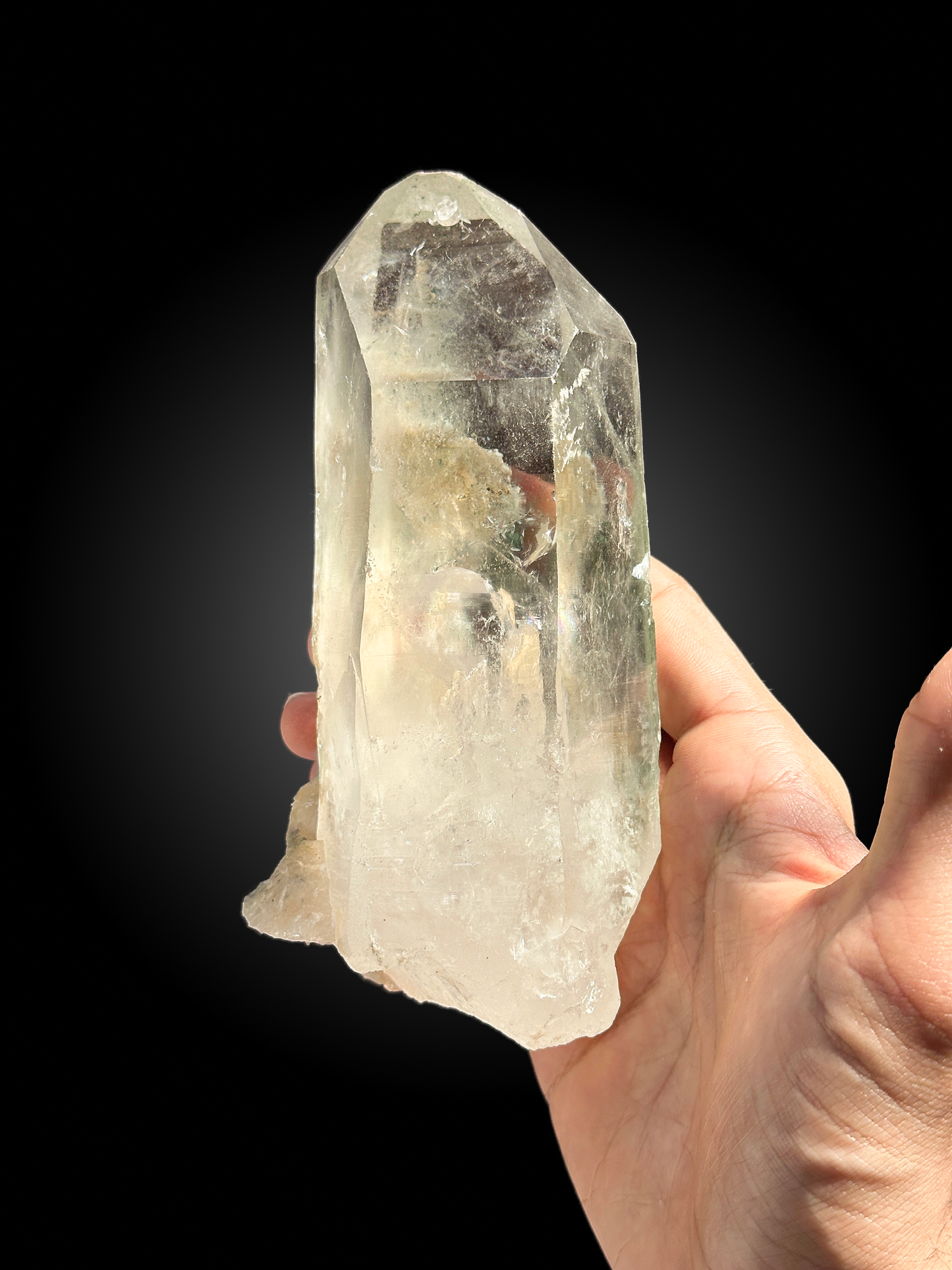 Himalayan Chlorite Quartz with Golden Rutile
