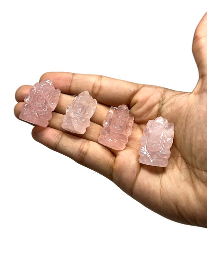 Rose Quartz Ganesha