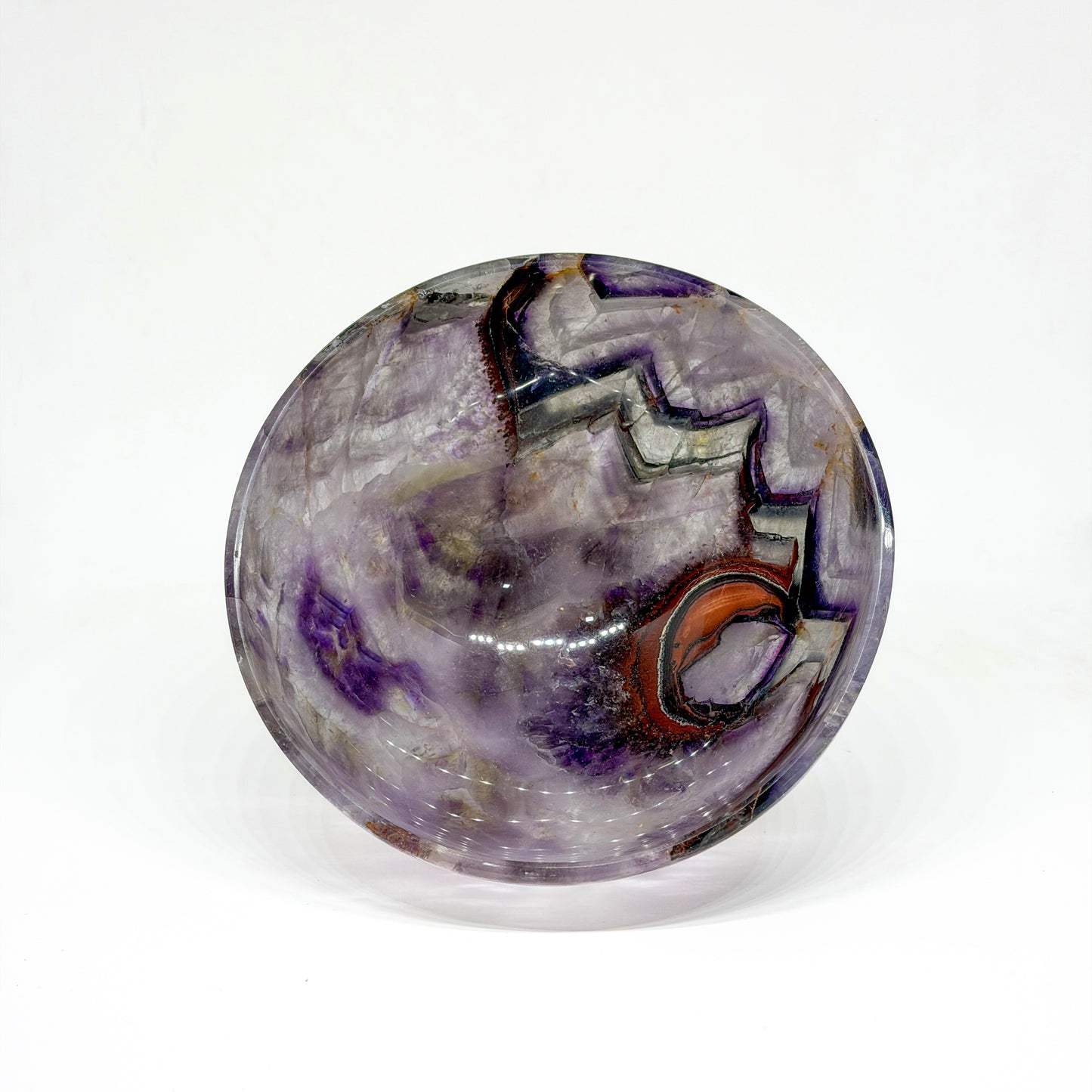 Hematite Amethyst Bowl