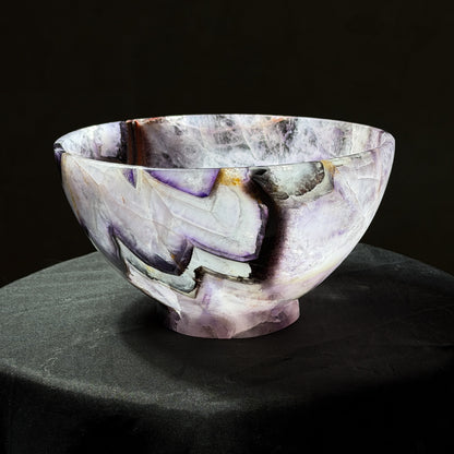 Hematite Amethyst Bowl