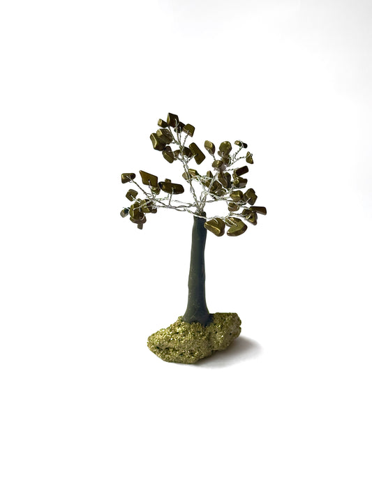 Mini Pyrite Chip Tree - Atyahara Rocks and Minerals