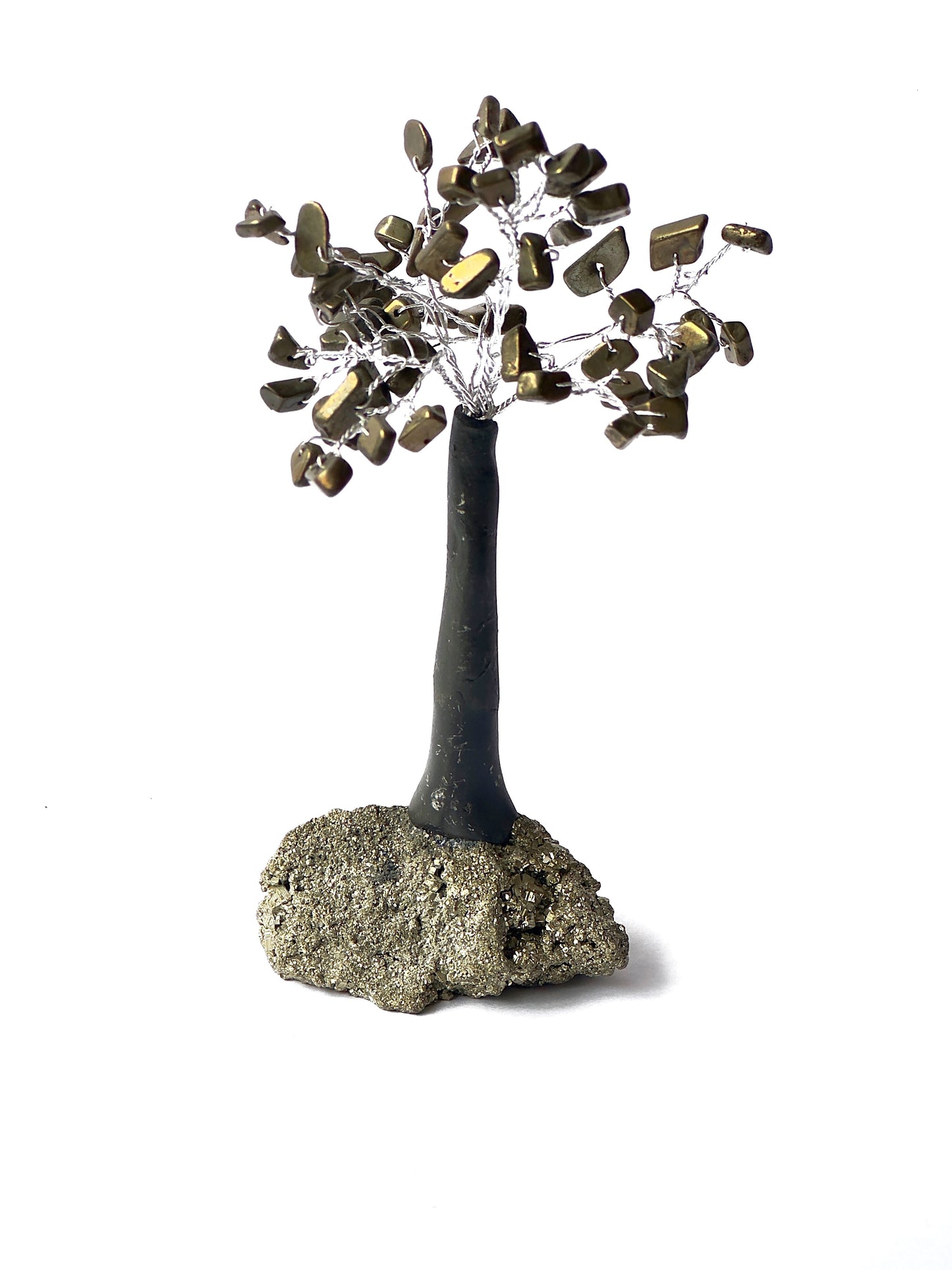 Mini Pyrite Chip Tree - Atyahara Rocks and Minerals