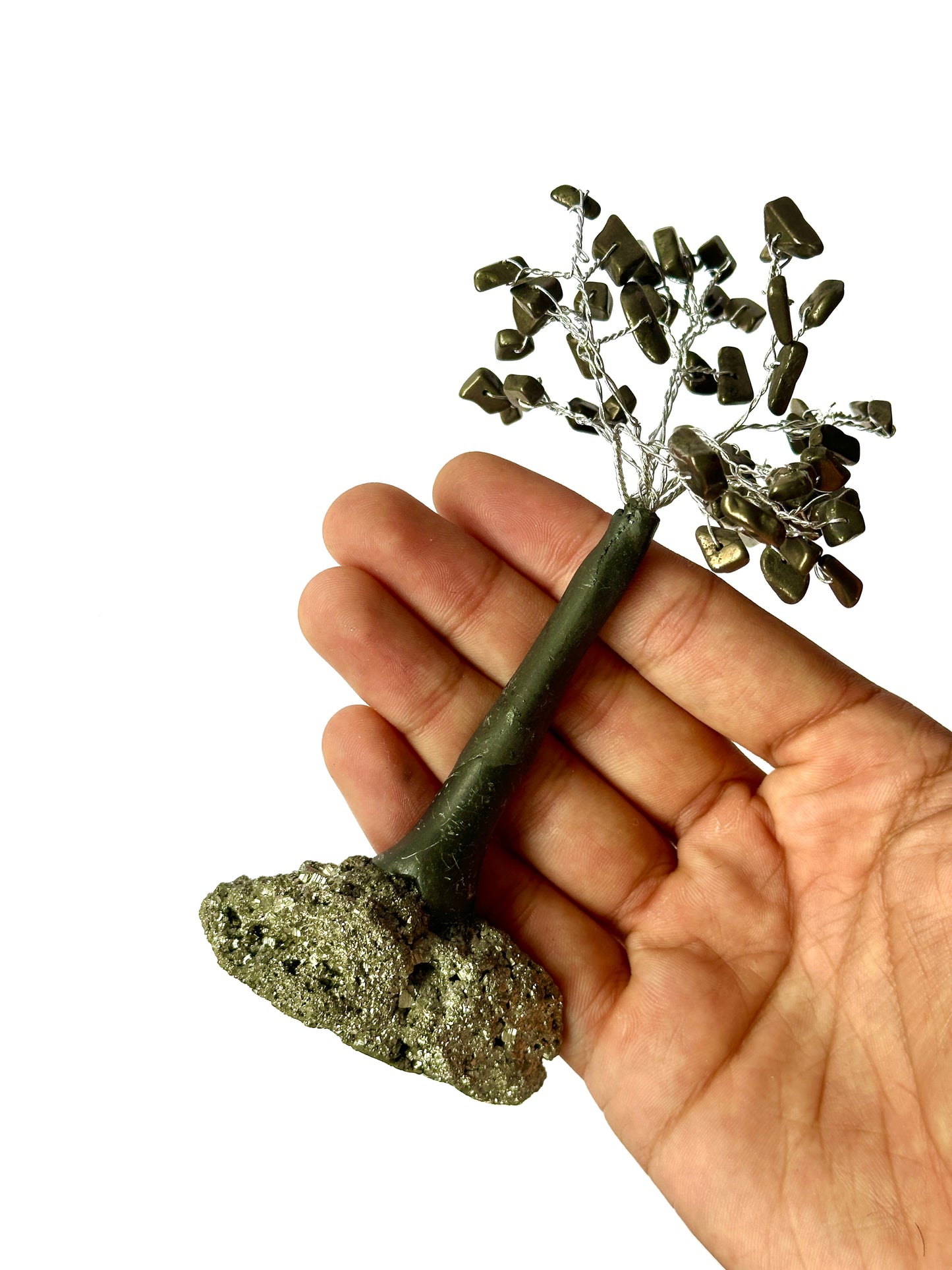 Mini Pyrite Chip Tree - Atyahara Rocks and Minerals