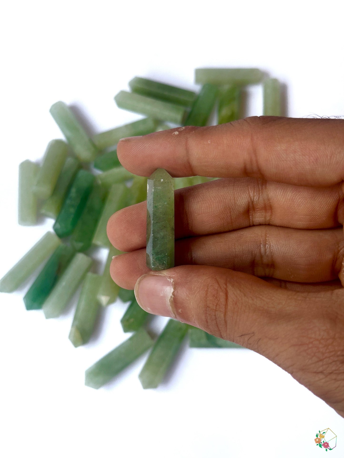 Green Aventurine Points - Atyahara Rocks and Minerals