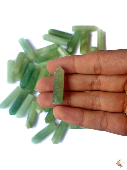 Green Aventurine Points - Atyahara Rocks and Minerals