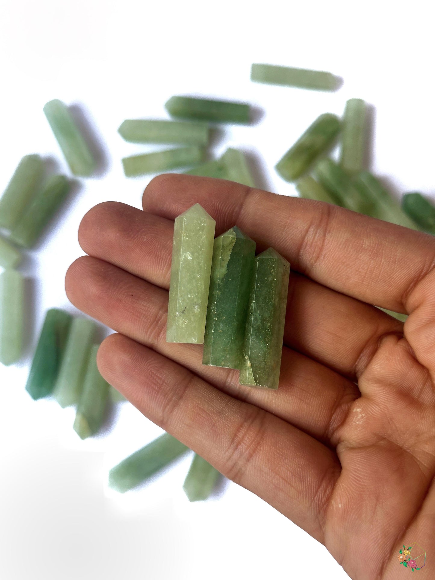 Green Aventurine Points - Atyahara Rocks and Minerals