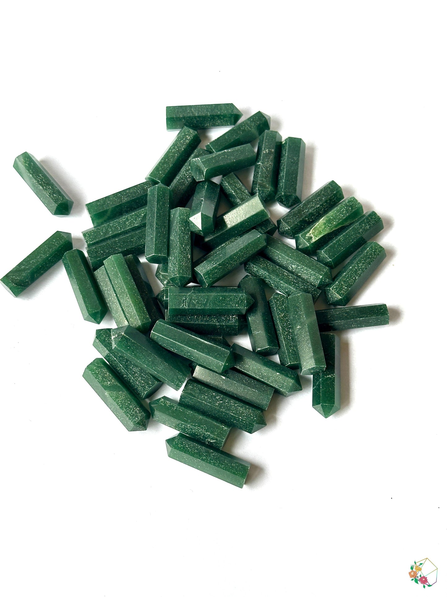 Dark Green Aventurine Points - Atyahara Rocks and Minerals