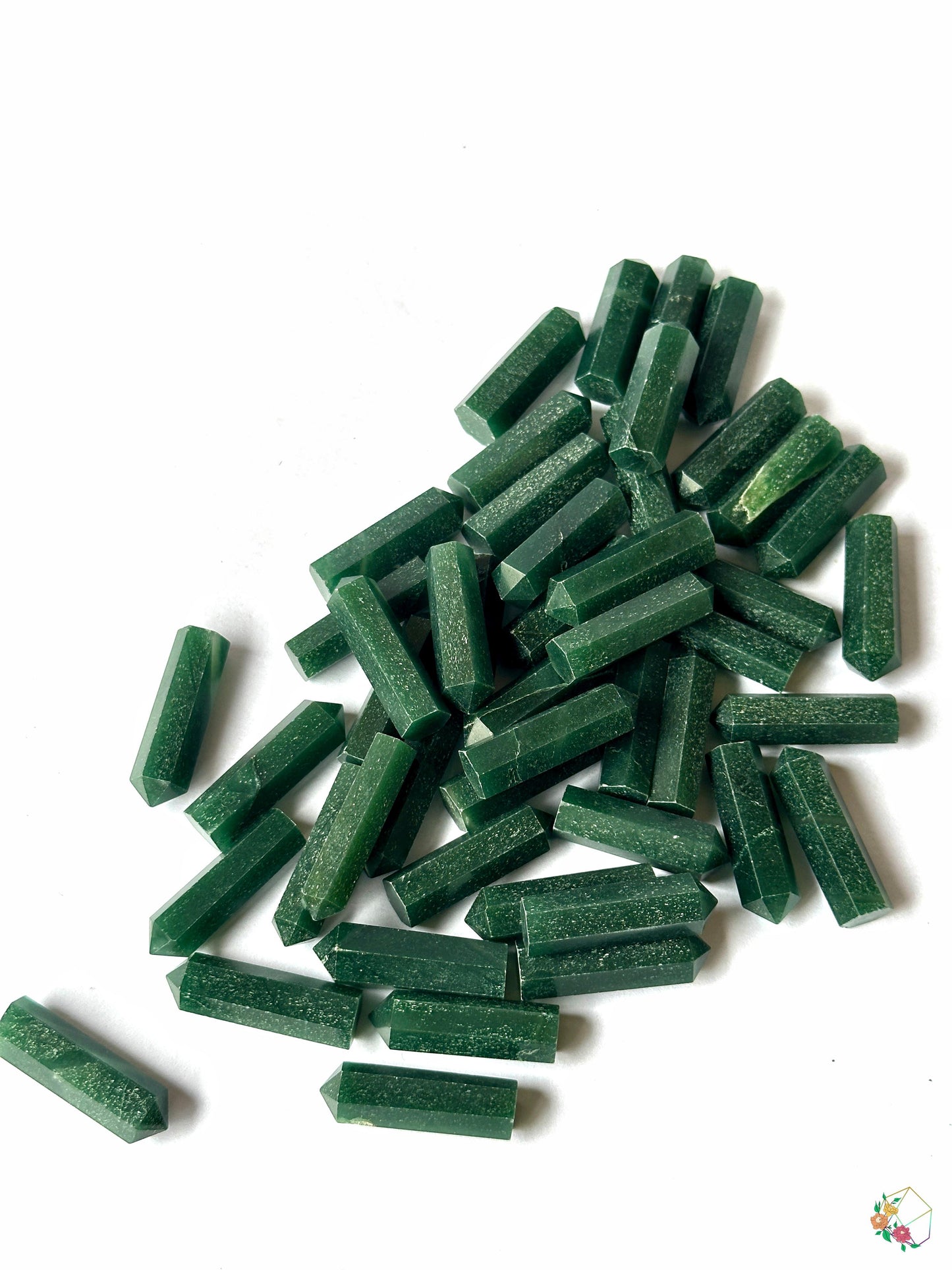 Dark Green Aventurine Points - Atyahara Rocks and Minerals