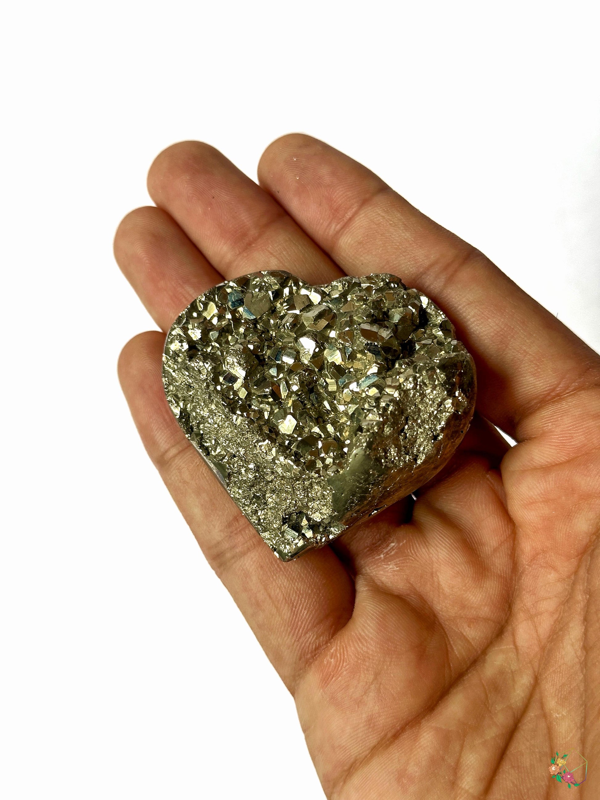 Pyrite Hearts - Atyahara Rocks and Minerals