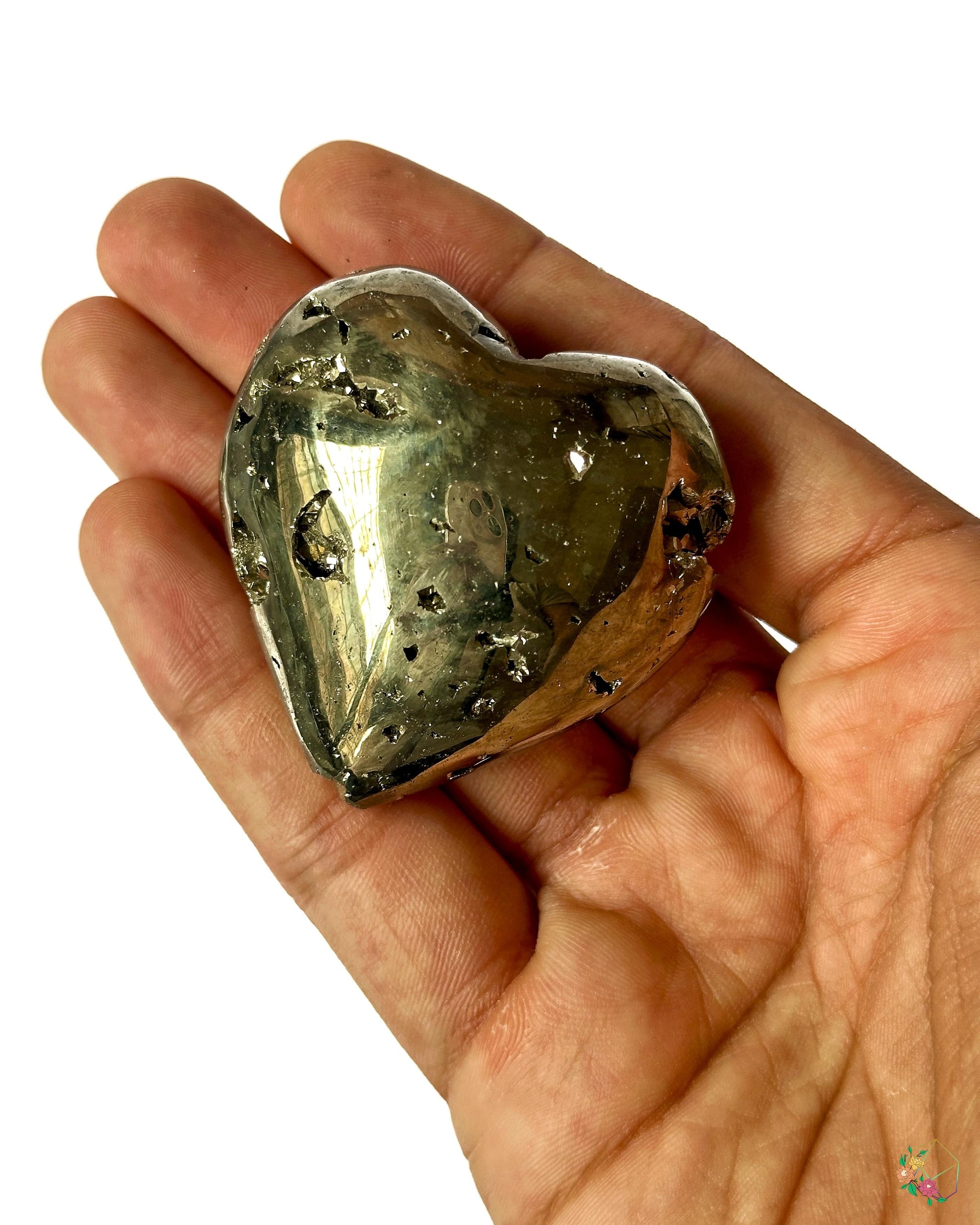 Pyrite Hearts - Atyahara Rocks and Minerals