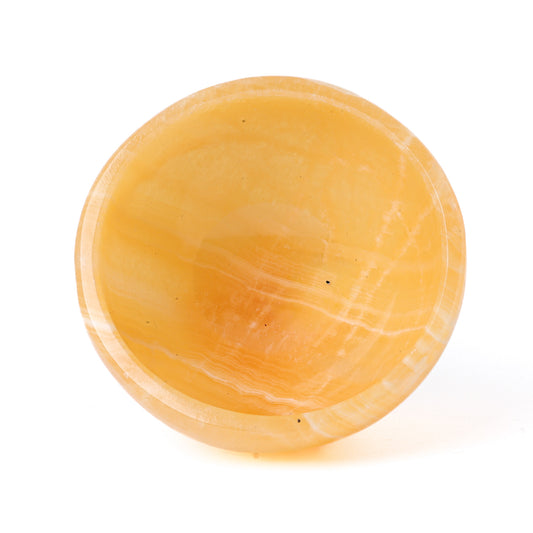 Yellow Calcite Bowl, No. 1