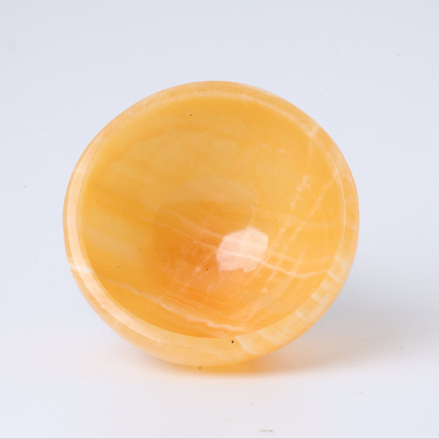Yellow Calcite Bowl, No. 1 - Atyahara Rocks and Minerals