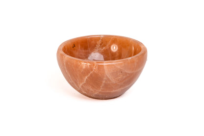 Peach Moonstone Bowl, No.1 - Atyahara Rocks and Minerals