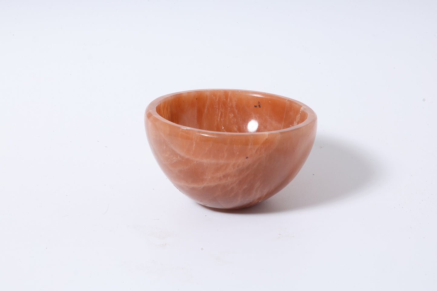 Peach Moonstone Bowl, No.1 - Atyahara Rocks and Minerals