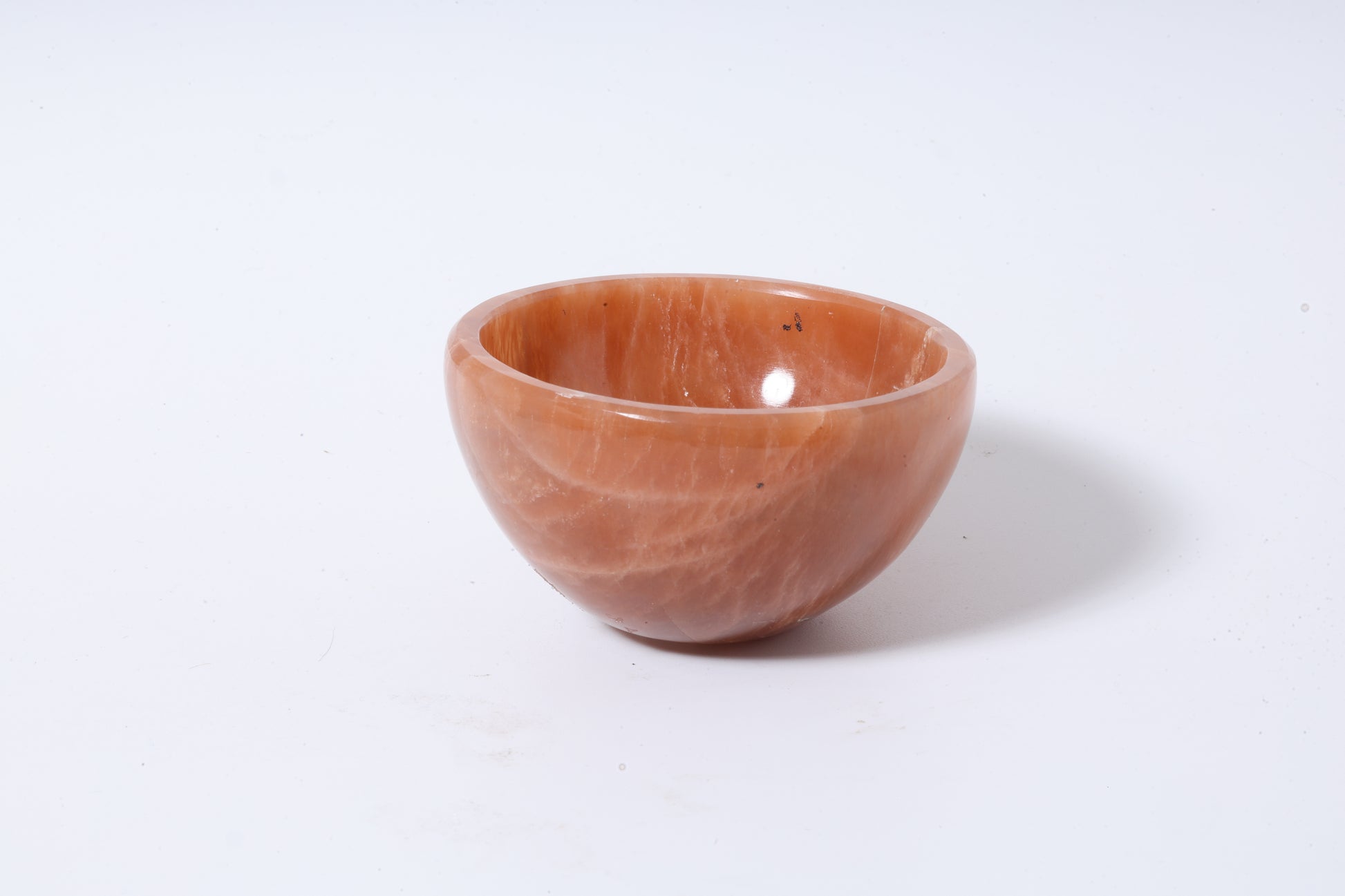 Peach Moonstone Bowl, No.1 - Atyahara Rocks and Minerals