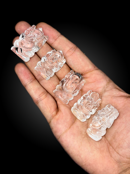 Clear Quartz Ganesha