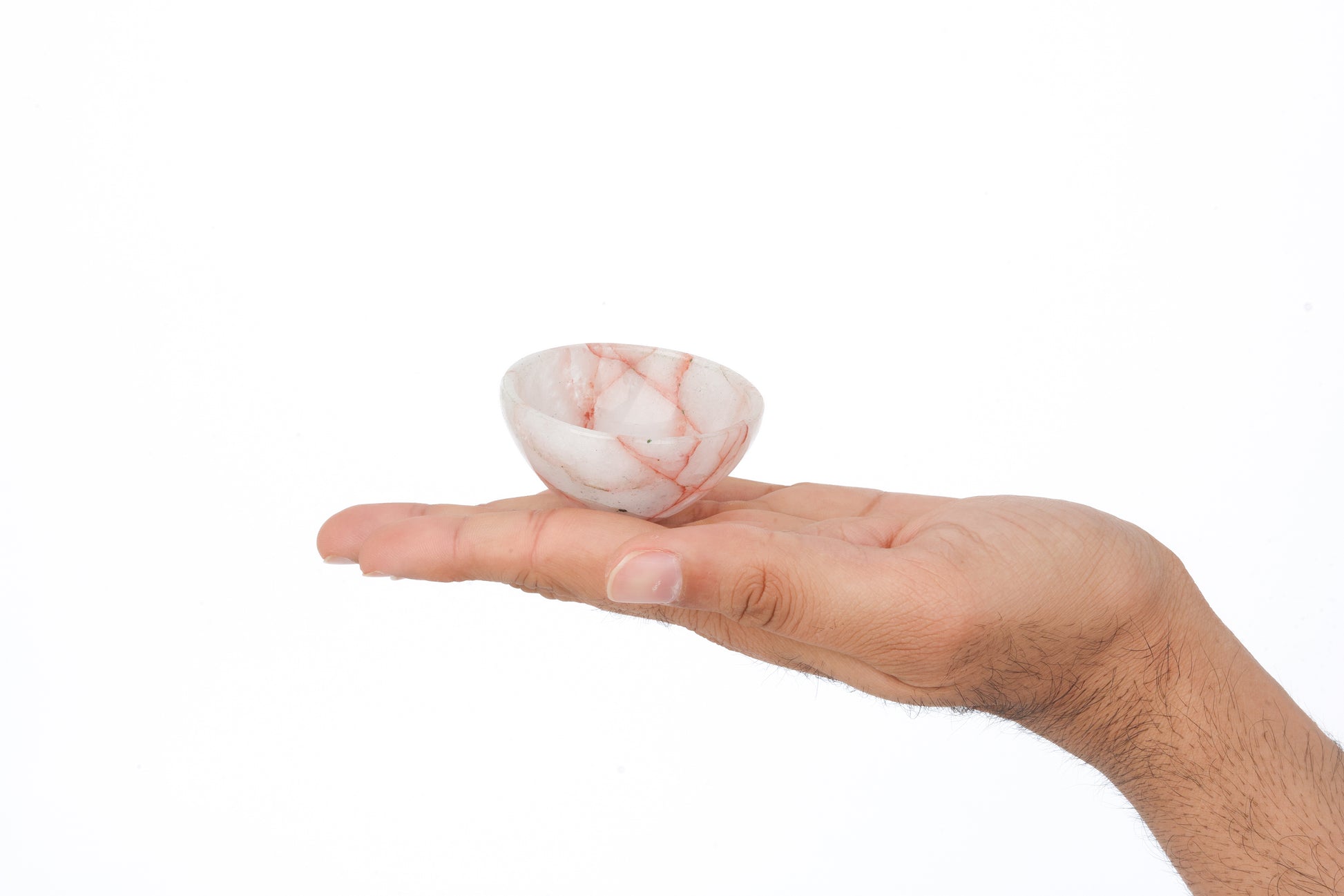 Peach Moonstone Bowl, No.1 - Atyahara Rocks and Minerals