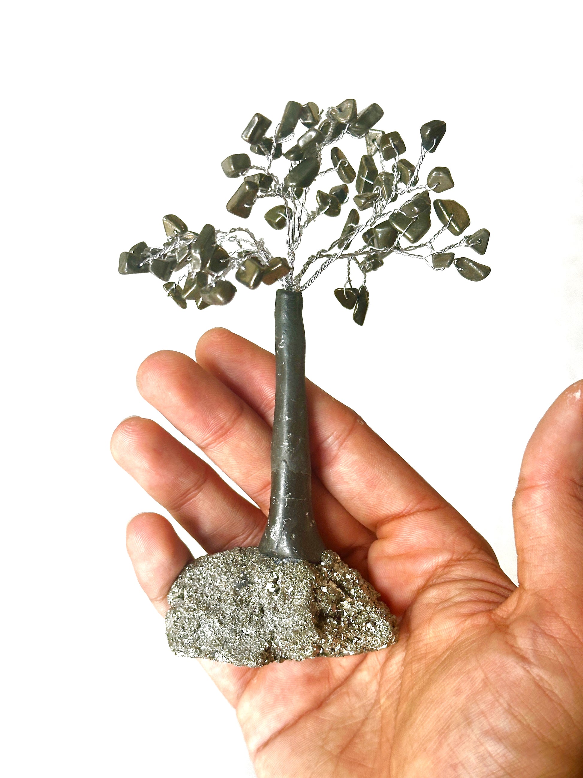 Mini Pyrite Chip Tree - Atyahara Rocks and Minerals