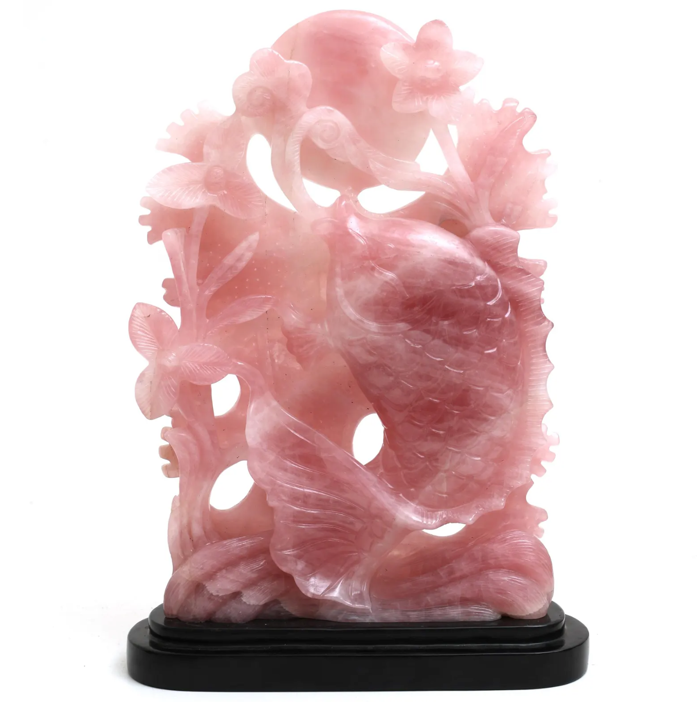 Rose Quartz Koi Fish