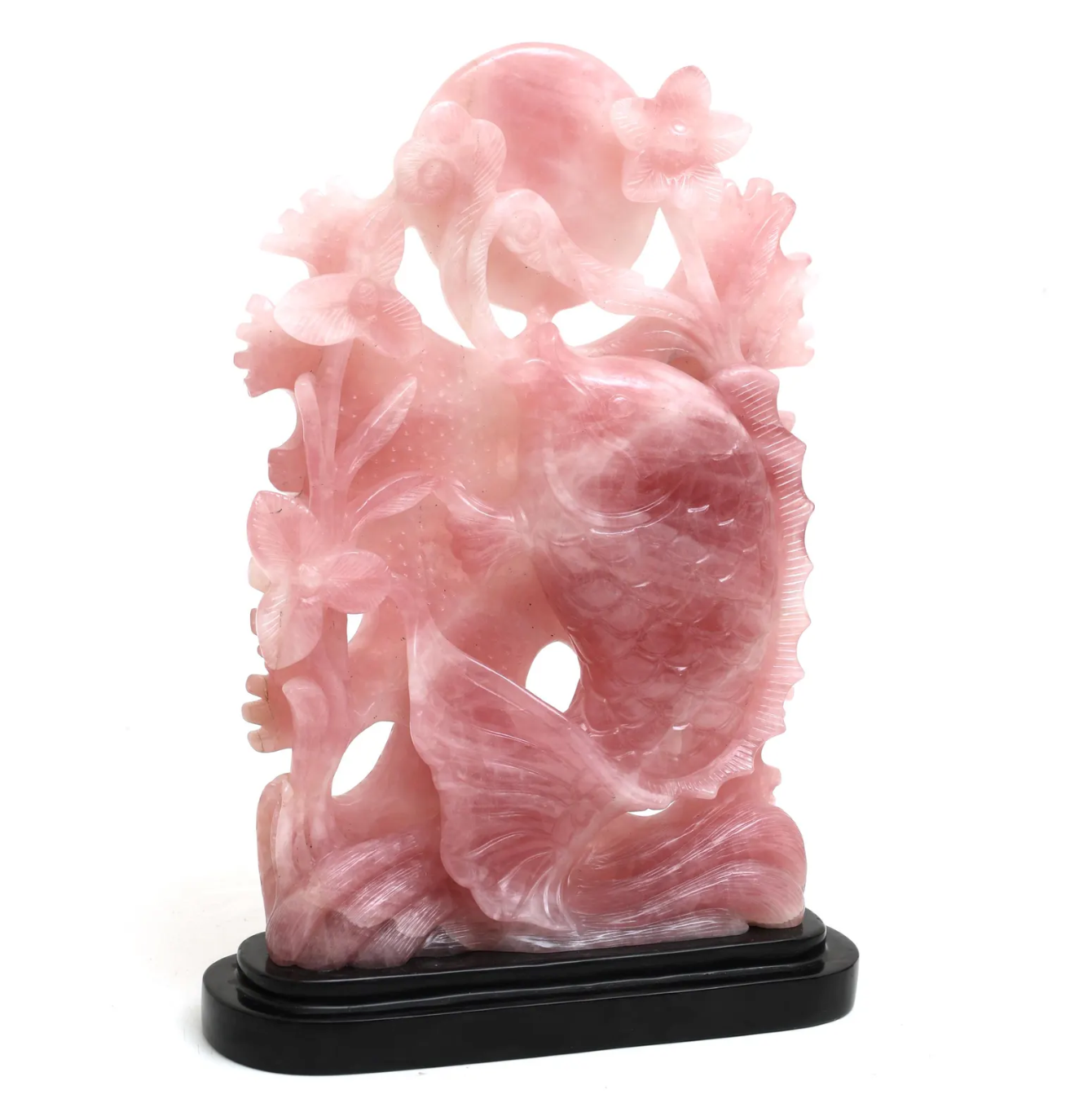 Rose Quartz Koi Fish