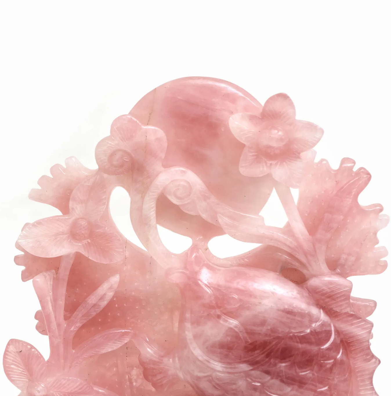 Rose Quartz Koi Fish