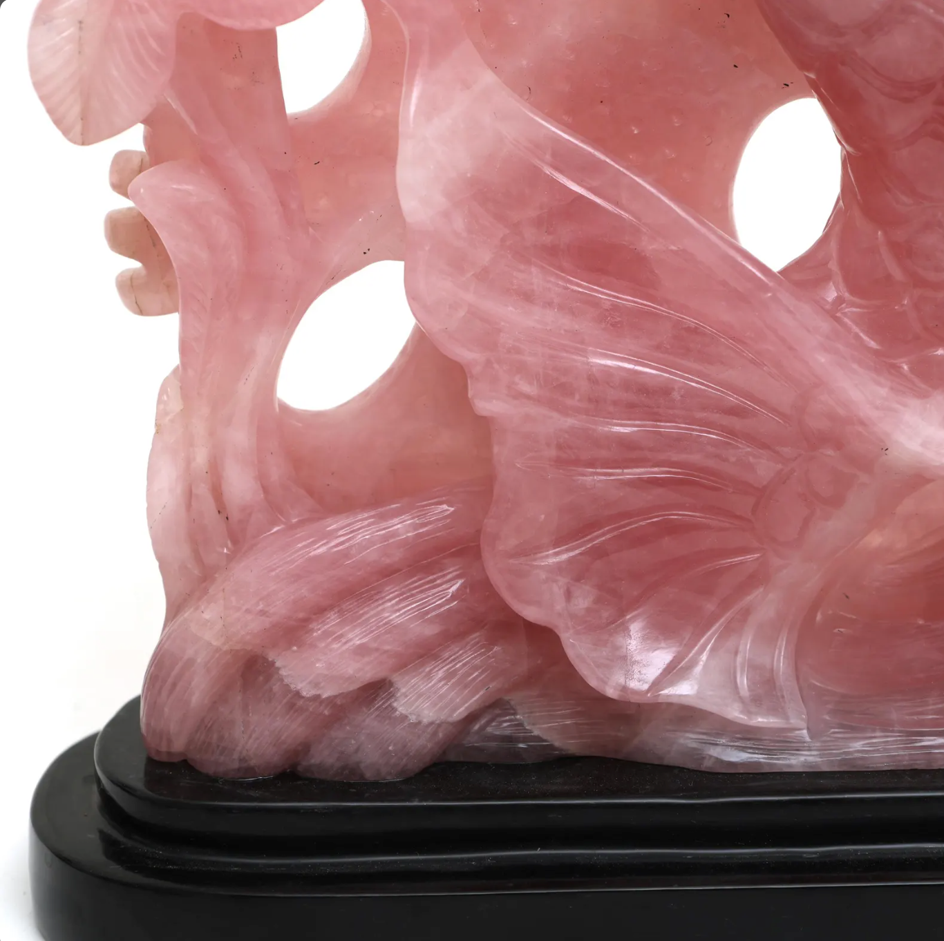 Rose Quartz Koi Fish