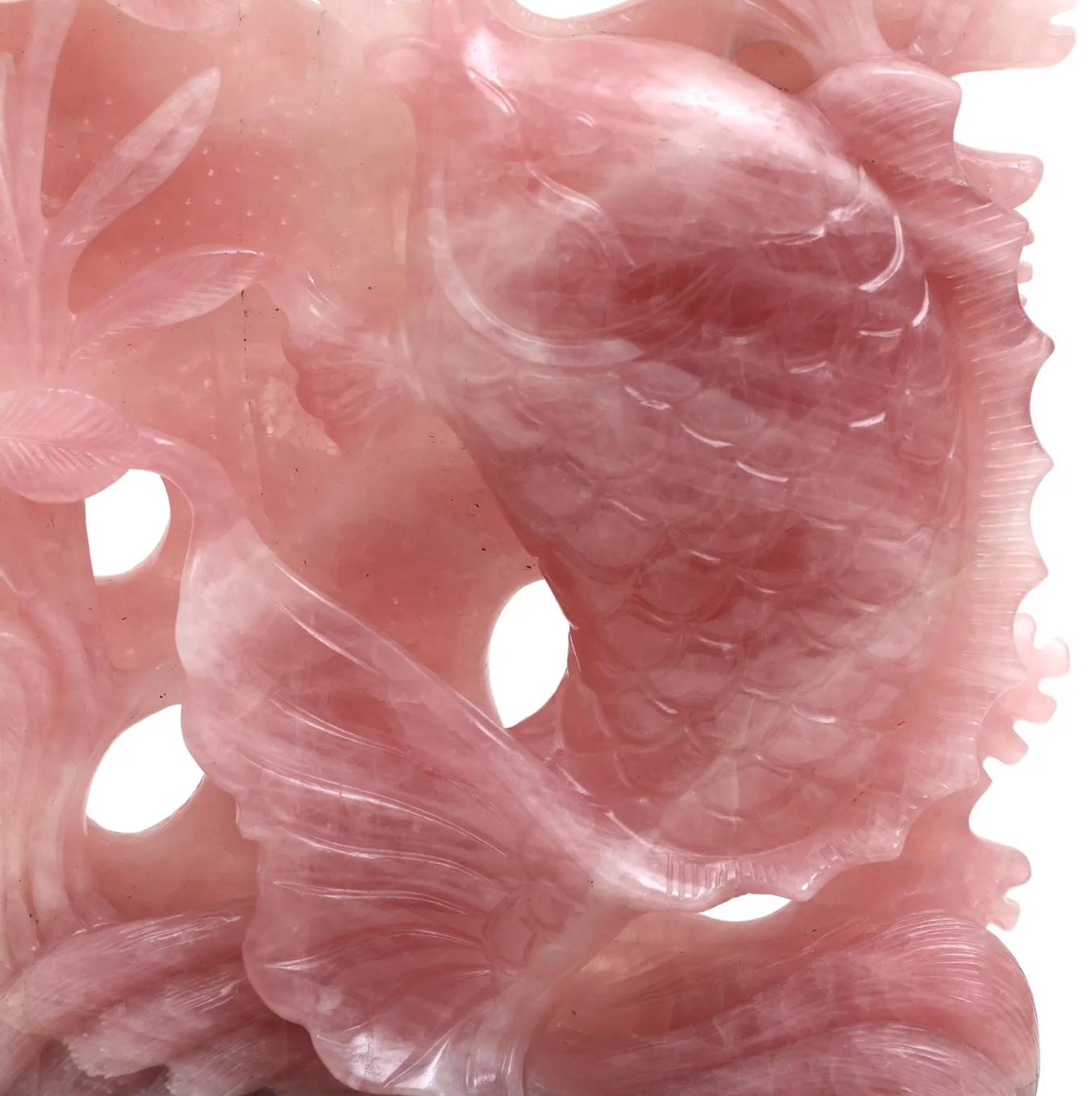 Rose Quartz Koi Fish