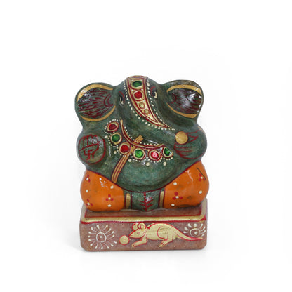 Aventurine Painted Ganesha - Atyahara Rocks and Minerals