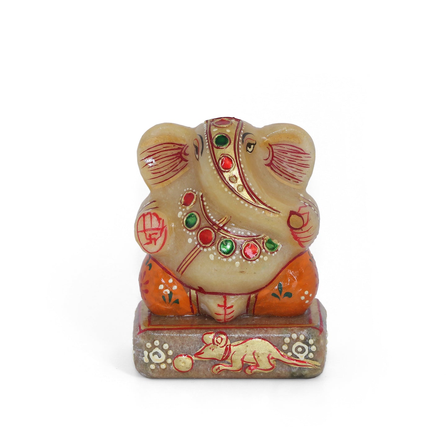 Aventurine Painted Ganesha - Atyahara Rocks and Minerals