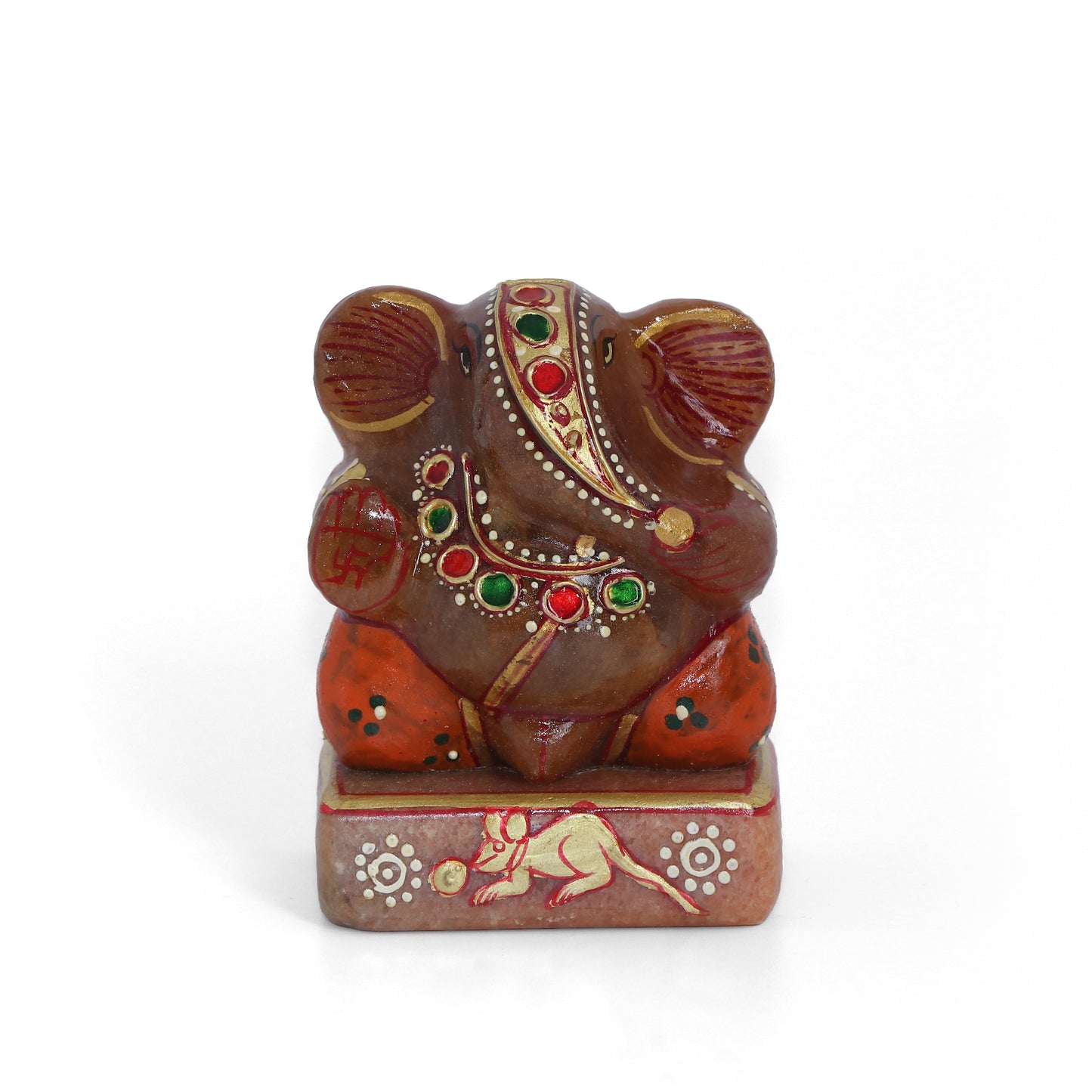 Aventurine Painted Ganesha - Atyahara Rocks and Minerals