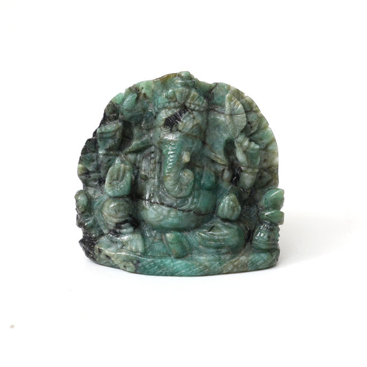 Emerald Ganesha Idol - 68grams