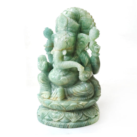 Aquamarine Ganesha - 3479g