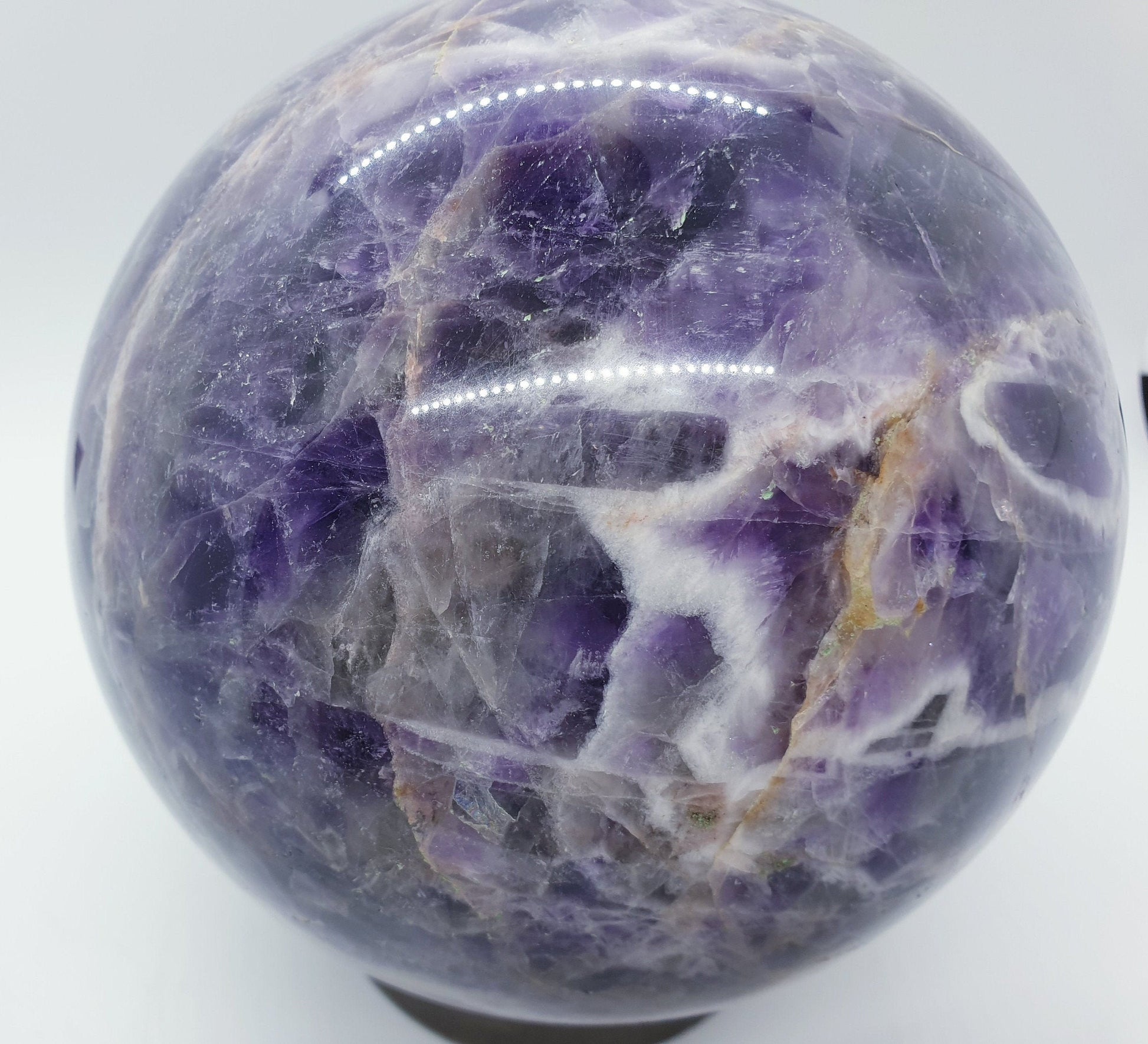 Chevron Amethyst Sphere - Atyahara Rocks and Minerals