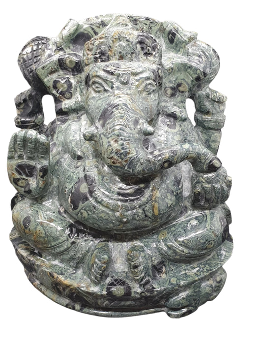 Kambaba Jasper Ganesha