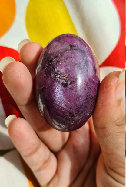 Star Ruby Lingam - Atyahara Rocks and Minerals