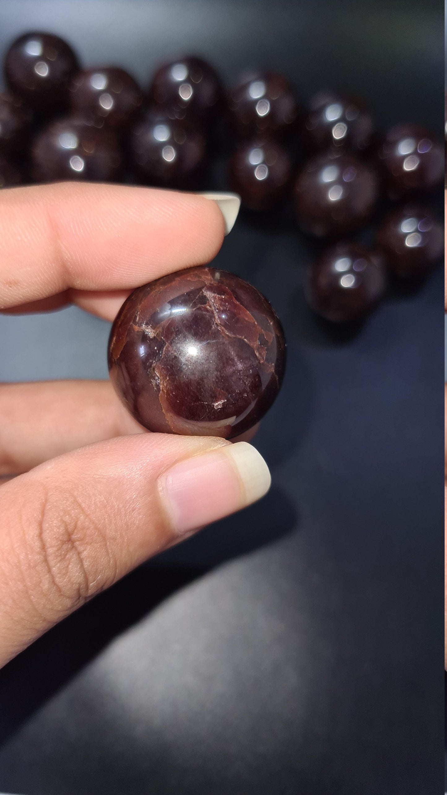 Star Garnet Spheres