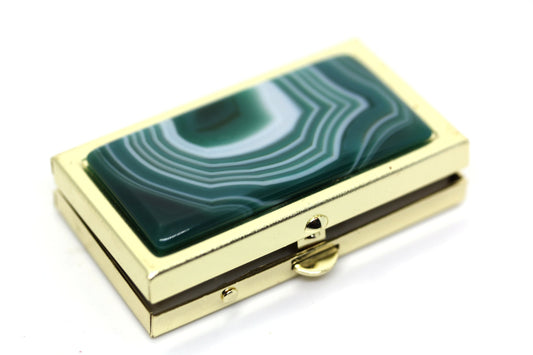 Green Onyx Cufflink Holder