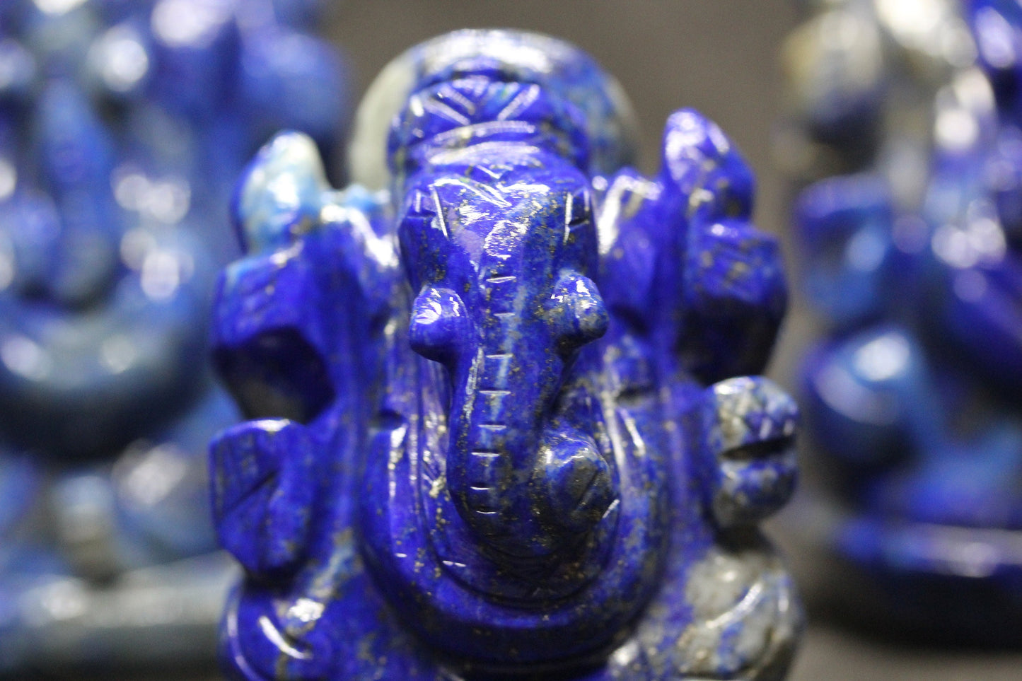 Lapis Lazuli Ganesha - Atyahara Rocks and Minerals