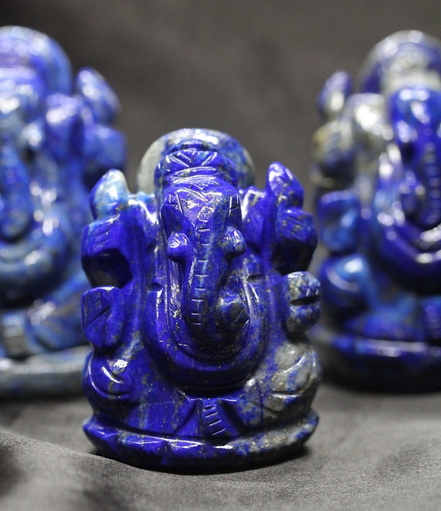 Lapis Lazuli Ganesha - Atyahara Rocks and Minerals