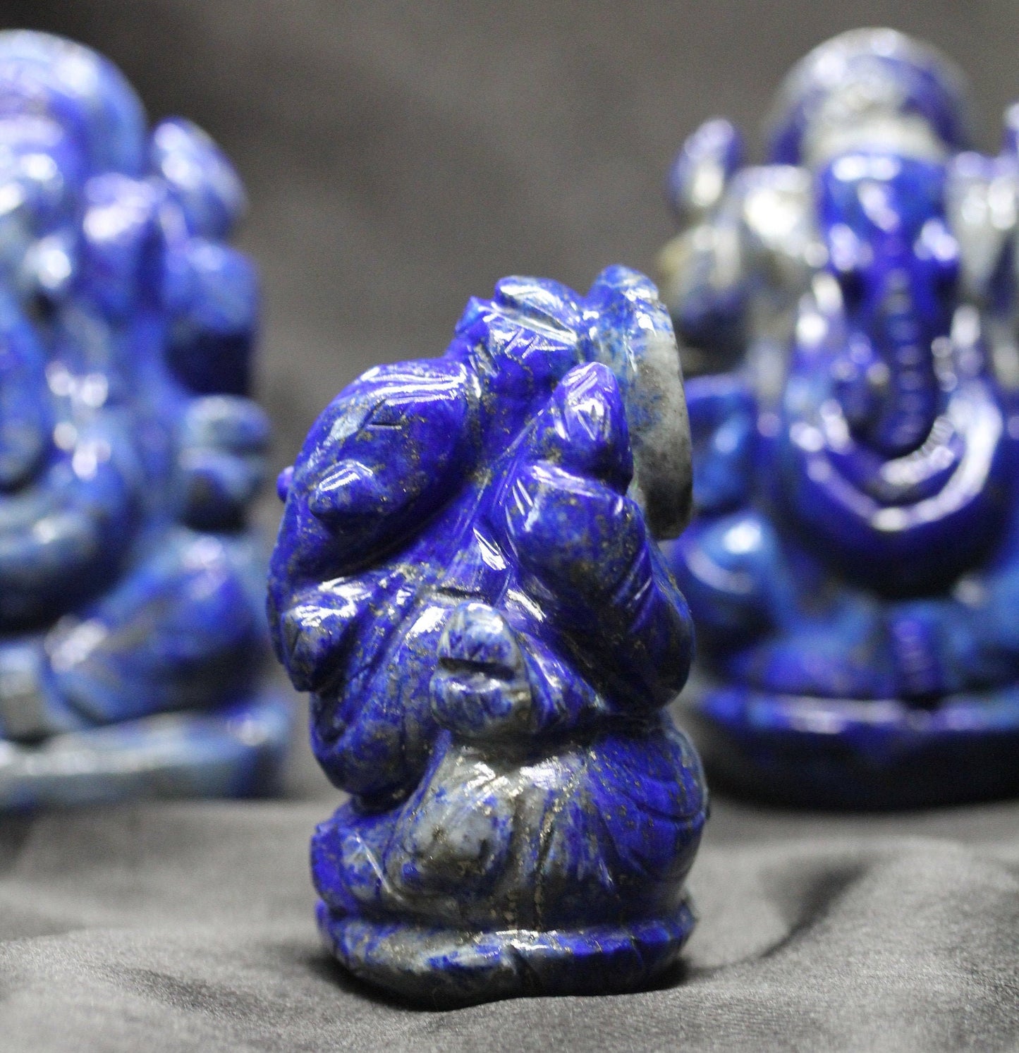 Lapis Lazuli Ganesha - Atyahara Rocks and Minerals