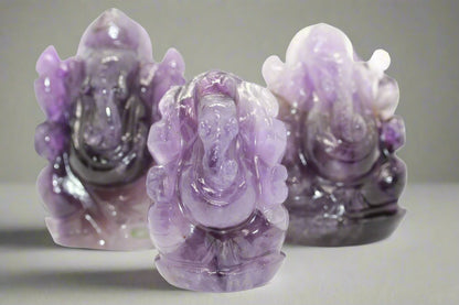 Amethyst Stone Ganesha - Atyahara Rocks and Minerals