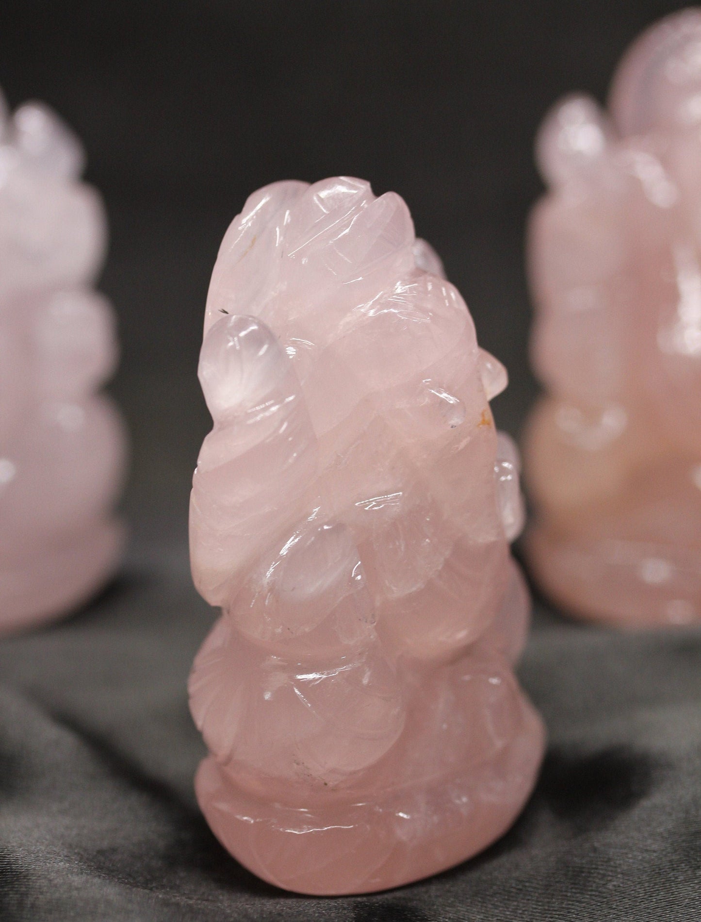 Rose Quartz Ganesha - Atyahara Rocks and Minerals