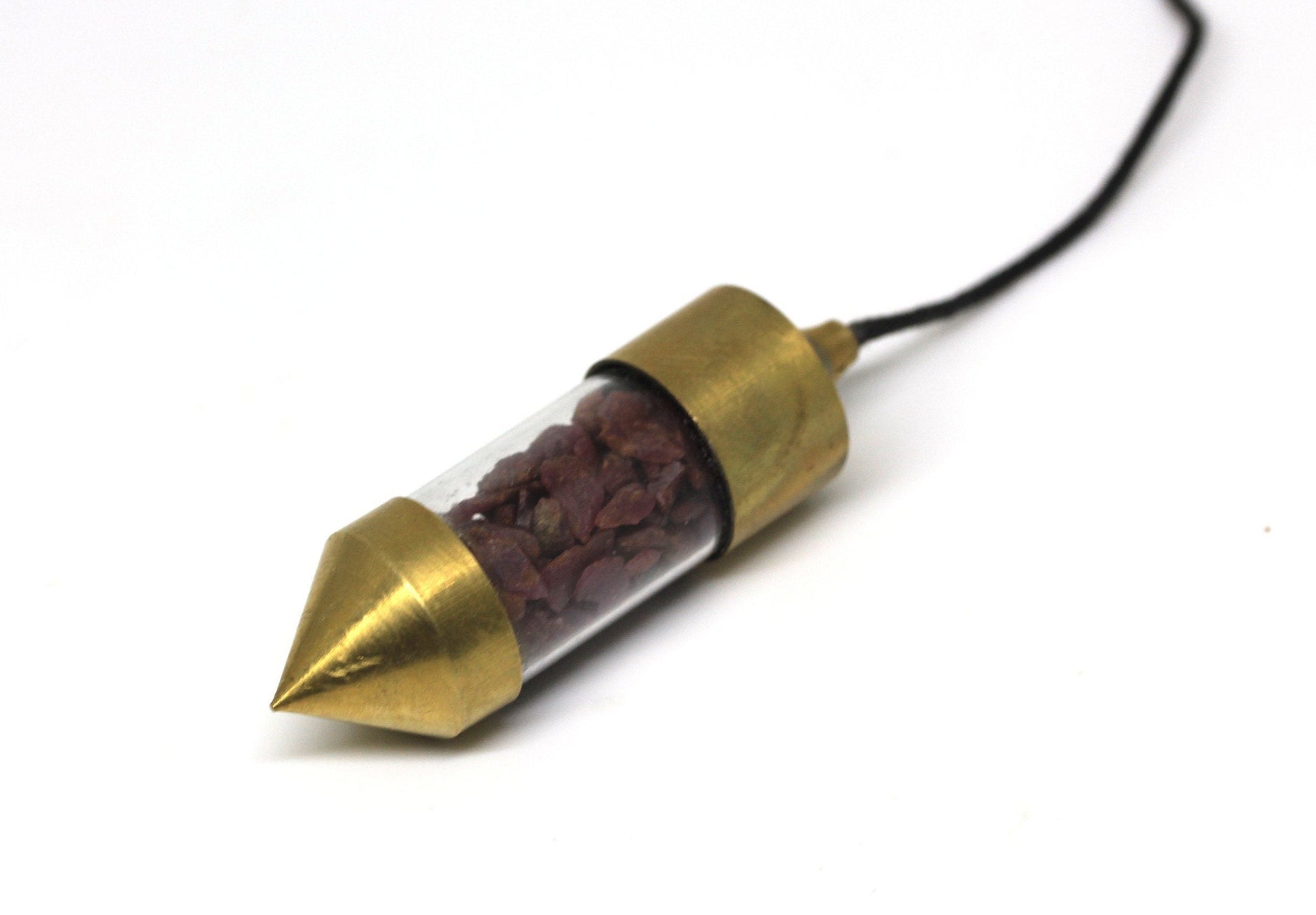 Refillable Chips Bullet Pendulum - Atyahara Rocks and Minerals