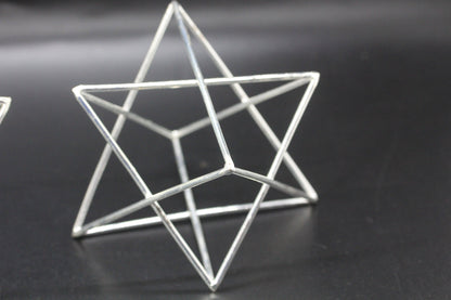 Silver-Plated Merkaba Star - Atyahara Rocks and Minerals