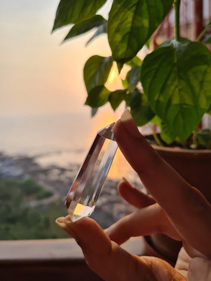 Clear Quartz Crystal Vogel Points - Atyahara Rocks and Minerals