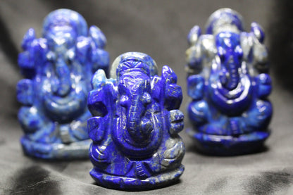 Lapis Lazuli Ganesha - Atyahara Rocks and Minerals