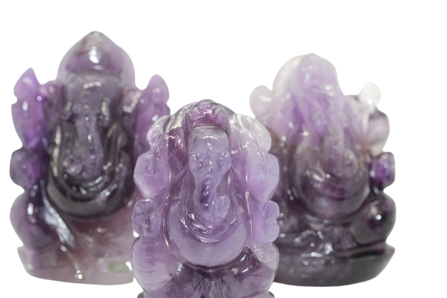 Amethyst Stone Ganesha - Atyahara Rocks and Minerals