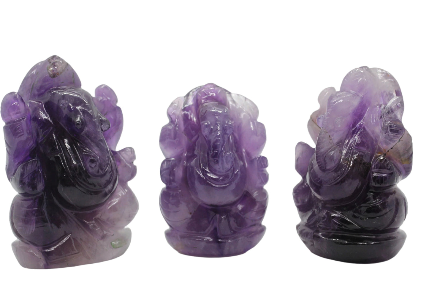 Amethyst Stone Ganesha - Atyahara Rocks and Minerals