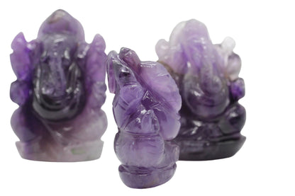 Amethyst Stone Ganesha - Atyahara Rocks and Minerals