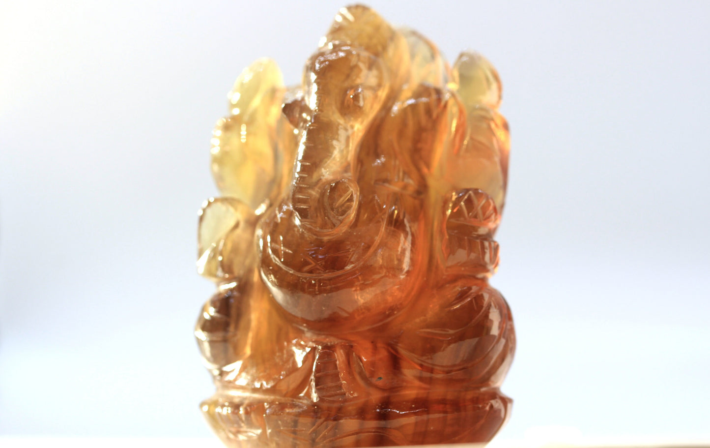 Yellow Fluorite Ganesha